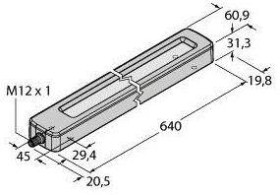 Oświetlenie LED Turck WLC60XW640GAPWMQ biały 2600 lm (D x S) 659.4 mm x 60.9 mm 1 szt.