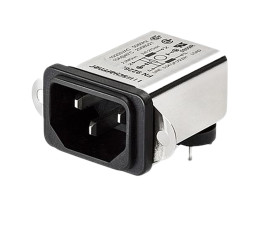 Filtr wejściowy złącza IEC 6A Schaffner Montaż na panelu