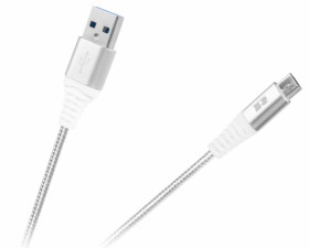 KABEL USB MICRO REBEL 100 CM BIALY