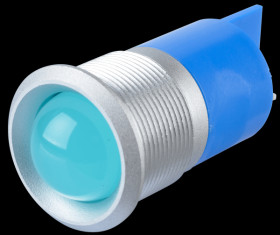 Q22P1GXXB220E Indicator LED, 220 V AC, 22 mm, FASTON, blue/SG