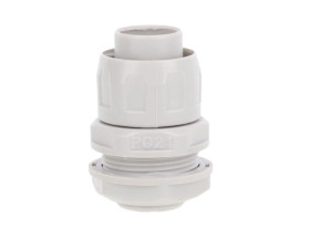 Dławnica kablowa szara do rur karbowanych PG21 ECGX20-21