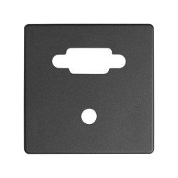 Simon 82 Pokrywa do gniazda VGA + Mini Jack grafit 8200091-038