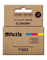 Tusz ACTIS KH-652CR (zamiennik HP 652 F6V24AE Standard 15 ml kolor)