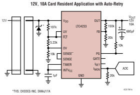 10A Guaranteed SOA Hot Swap Controller
