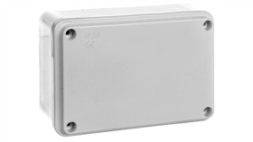 Puszka Gładka Z Pokrywą 120 C Poliwęglan Seria 480120X80x50szara Ec480c4r...