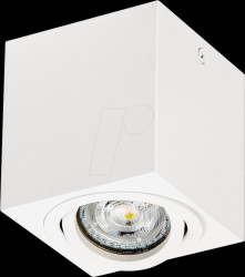 4058075758704 Surface-mounted spotlight, square, white, for GU10