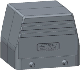 Housing, size HB32, die-cast aluminum, M40, angled, clip locking, IP65, T1210320140-000