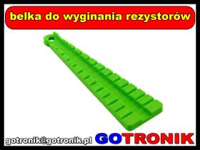 Belka do wyginania rezystorów