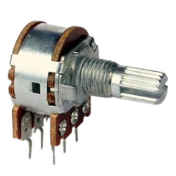 B5K 2x5K Ohm liniowy L=15