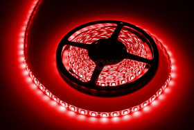TAŚMA LED CZERWONA SILIKON 12V 7.2W 5050SMD 500MMX9.5MM