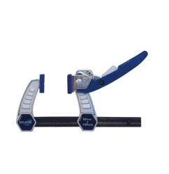 Dociskacz poziomy Eclipse otwarcie szczęk 300mm głębokość szczęk 120mm Dźwignia szybkiego zwalniania