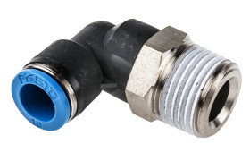 Złączka pneumatyczna R 1/2 męskie Wciskane 10 mm Festo Adapter gwintowany kolankowy R 1/2 męskie