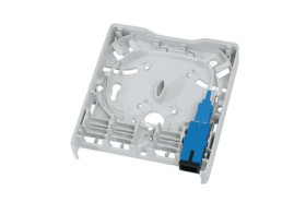 Płytka naścienna, seria: FWOA, Fibre, l. otworów: 1, SC, Ekranowane, Prosty