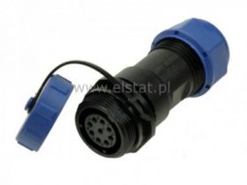 Złącze przemysłowe SP1711/S9I GN kabel ( 9P 5A)