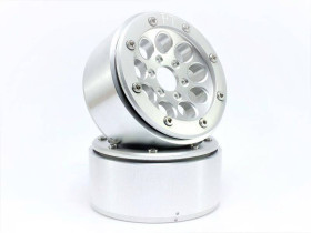 Metsafil 1:10 Crawler Felga Gun srebrny 1 par(a)