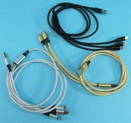 KABEL USB A->MICRO/C/LIGHTNING 1,20mb