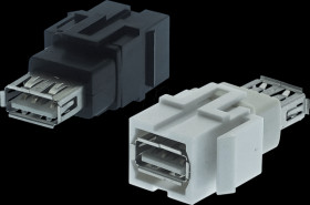 151820 Keystone USB 2.0 A F/F GenderChanger white