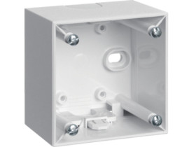 Integro Flow Puszka natynkowa 1 pojedyncza wysoka biały 911512509 HAGER