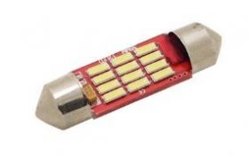 LED 12V C5W 1,5W BIALA 10*39MM