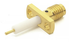 Złącze koncentryczne Montaż na kołnierzu Żeńskie, męskie 50Ω typ złącza Złącze SSMA 38GHz Lutowane