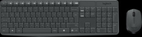 Keyboard/Mouse Set MK235, DE, Wireless, anthrazitOptical, 1000 dpi