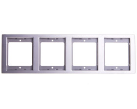 Berker K.5 Ramka poczwórna pionowa stal szlachetna nierdzewna 13437004