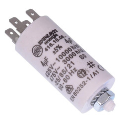4uF Motor Run Capacitor Metallised Polypropylene 450V