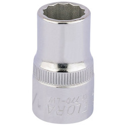 Elora 24814 1/4&quot; 1/2&quot; Square Drive Whitworth Bi-hexagon Socket