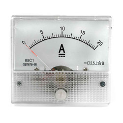 Analogowy amperomierz miernik natężenia prądu 20A wskazówkowy