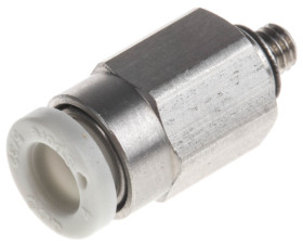 Złączka pneumatyczna Złącze M3 męskie Wciskane 4 mm SMC Adapter gwintowany prosty M3 x 0,5 męskie