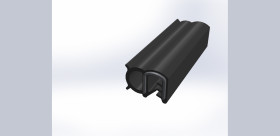 Listwa krawędziowa szerokość: 16.8mm Zabezpieczenie krawędzi dł: 20m EPDM