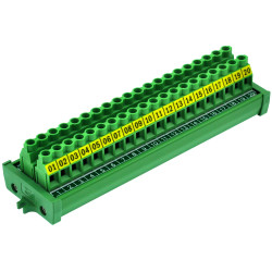 Screw Mount 30A/300V 20 Position Screw Terminal Block Distribution Module