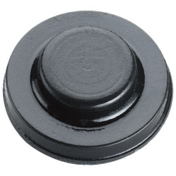 3M&#x2122; SJ6115 Bumpon Black Polyurethane Rubber Foot 15.9mm x 4.7mm - Single