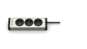 Listwa zasilająca, 16A, 230 V, 3 wtykowa CEE 7/7 Германия Schuko/Франция dł. kabla 3m Typ F - niemieckie Schuko