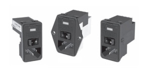 Filtr wejściowy złącza IEC 6A TE Connectivity Zatrzask