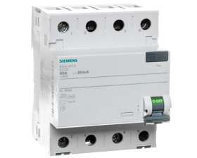Wyłącznik różnicowoprądowy 4P 80A 0,03A Typ AC 30mA 400V SENTRON 5SV4347-0