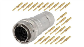 Rt061823pnh-K Złącze Okrągłe Wtyk Na Przewód 23Pin Męski Zaciskanie Ip67