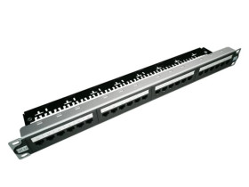 Patch panel UTP kat.6A 24 porty LSA 1U PK051