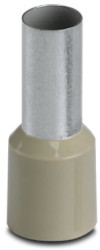Insulated wire end ferrule, 35 mm², 30 mm/16 mm long, DIN 46228-4, beige, 3201071