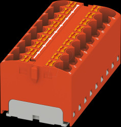 3273838 PTFIX distributor block, 18x4, red