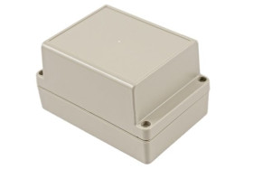 Obudowa ogólnego użytku ABS szerokość zew. 85 mm długość zew. 125 mm wys. zew. 70 mm Hammond IP65 Jasnoszary