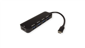 Value Hub Usb 3.2 Gen 1, 4-Portowy, Kabel Połączeniowy Typu C, Z 1 Portem Pd