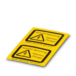 Etykieta ostrzegawcza Etykieta ostrzegawcza WS Phoenix Contact