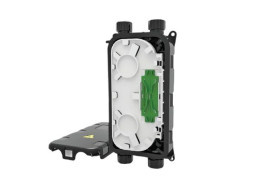 Panel krosowniczy, obudowa, 2-portowy LC 1 Jednomodowy HellermannTyton Connectivity