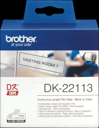 DK-22113 Continuous label, film, transparent, length 15.24 m