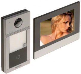 Zestaw wideoodomofonowy IP DS-KIS604-S(C)