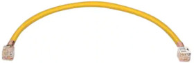 Ha-VIS preLink patch cable, Ha-VIS preLink, straight to Ha-VIS preLink, straight, Cat 6, S/FTP, PUR, 1 m, yellow, 20826002010