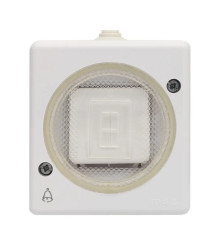 TROL Przycisk hermetyczny /dzwonek/ IP44 biały 140404 /24szt./