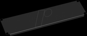 691267NTS 19" blind plate, 3U, RAL9005