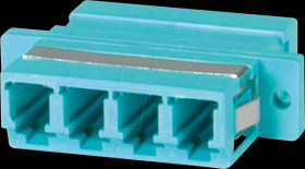 21990660 LC quad fibre-optic coupling, multi-mode